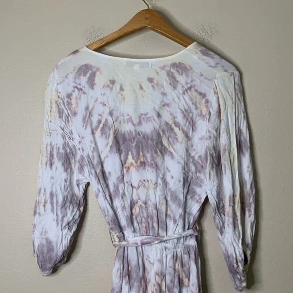 Young Fabulous & Broke Tie Dye Jillian Maxi Wrap Dress S - Picture 4 of 8